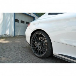 Maxton REAR SIDE SPLITTERS Mercedes C-class C205 63AMG Coupe Gloss Black, W205