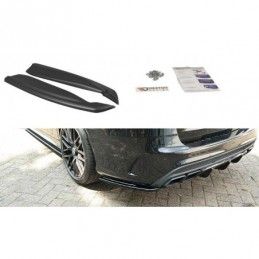 Maxton REAR SIDE SPLITTERS Mercedes C-Class S205 63AMG Estate Gloss Black, W205