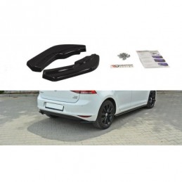Maxton REAR SIDE SPLITTERS VW Golf Mk7 Standard Gloss Black, Golf 7