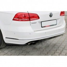 Maxton REAR SIDE SPLITTERS Vw Passat B7 R-Line Variant Gloss Black, Passat B7