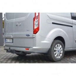 Maxton Rear Side Splitters Ford Transit Custom Mk1 FL Gloss Black, Transit