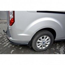 Maxton Rear Side Splitters Ford Transit Custom Mk1 FL Gloss Black, Transit