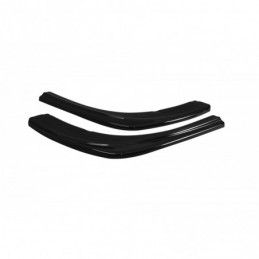 Maxton Rear Side Splitters Ford Transit Custom Mk1 FL Gloss Black, Transit