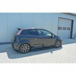 Maxton SIDE SKIRTS DIFFUSERS Fiat Punto Evo Abarth Gloss Black, Punto