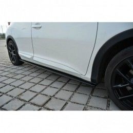 Maxton SIDE SKIRTS DIFFUSERS Honda Civic Mk9 Facelift Gloss Black, CIVIC