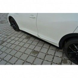 Maxton SIDE SKIRTS DIFFUSERS Honda Civic Mk9 Facelift Gloss Black, CIVIC