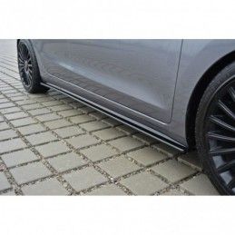 Maxton SIDE SKIRTS DIFFUSERS Hyundai i30 mk.2 Gloss Black, Hyundai