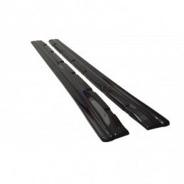 Maxton SIDE SKIRTS DIFFUSERS Hyundai i30 mk.2 Gloss Black, Hyundai