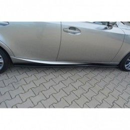 Maxton SIDE SKIRTS DIFFUSERS Lexus IS Mk3/ Mk3 Facelift Gloss Black, Lexus