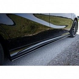 Maxton SIDE SKIRTS DIFFUSERS Mercedes A W176/ CLA 117 AMG/ CLA 117 AMG LINE Facelift Gloss Black, CLASSE A