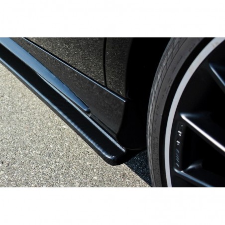 Maxton SIDE SKIRTS DIFFUSERS Mercedes A W176/ CLA 117 AMG/ CLA 117 AMG LINE Facelift Gloss Black, CLASSE A