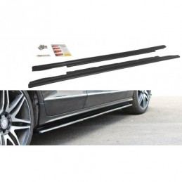 Maxton SIDE SKIRTS DIFFUSERS Mercedes CLS C218 Gloss Black, W218