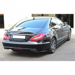 Maxton SIDE SKIRTS DIFFUSERS Mercedes CLS C218 Gloss Black, W218
