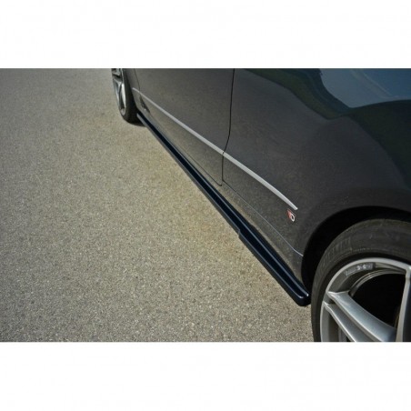 Maxton SIDE SKIRTS DIFFUSERS Mercedes E W212 Gloss Black, W212