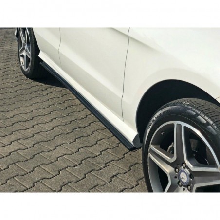 Maxton SIDE SKIRTS DIFFUSERS Mercedes GLE W166 AMG-Line Gloss Black, GLE W166 / C292 Coupe