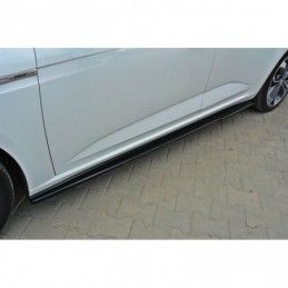 Maxton SIDE SKIRTS DIFFUSERS Renault Megane Mk4 Hatchback Gloss Black, Megane IV