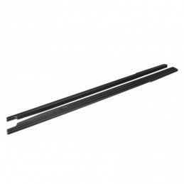 Maxton Side Skirts Diffusers Skoda Rapid Gloss Black, Rapid