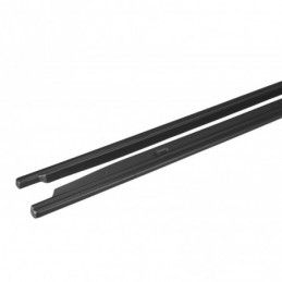 Maxton Side Skirts Diffusers Skoda Rapid Gloss Black, Rapid