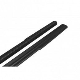 Maxton Side Skirts Diffusers Skoda Rapid Gloss Black, Rapid