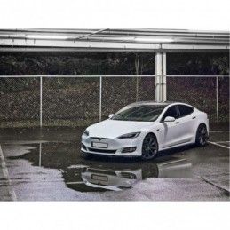 Maxton SIDE SKIRTS DIFFUSERS Tesla Model S Facelift Gloss Black, Tesla