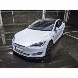 Maxton SIDE SKIRTS DIFFUSERS Tesla Model S Facelift Gloss Black, Tesla