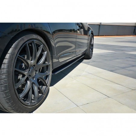 Maxton SIDE SKIRTS DIFFUSERS Volvo V60 Polestar Facelift Gloss Black, V60