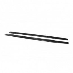 Maxton SIDE SKIRTS DIFFUSERS RENAULT CLIO MK4 RS Gloss Black, Clio IV