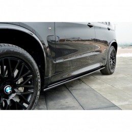Maxton SIDE SKIRTS DIFFUSERS BMW X5 F15 M-PACK Gloss Black, X5 F15