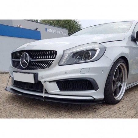 Maxton FRONT RACING SPLITTER Mercedes A W176 AMG-Line , CLASSE A
