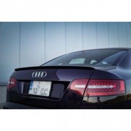 Maxton Spoiler Cap Audi A6 S-Line C6 FL Sedan Gloss Black, A6/RS6 4F C6