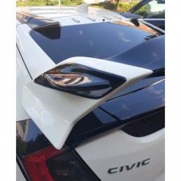 Maxton SPOILER SIDE EXTENSIONS HONDA CIVIC X TYPE R Gloss Black, CIVIC