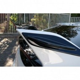 Maxton UPPER SPOILER EXTENSION V.2 HONDA CIVIC X TYPE R Gloss Black, CIVIC