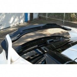 Maxton UPPER SPOILER EXTENSION V.2 HONDA CIVIC X TYPE R Gloss Black, CIVIC