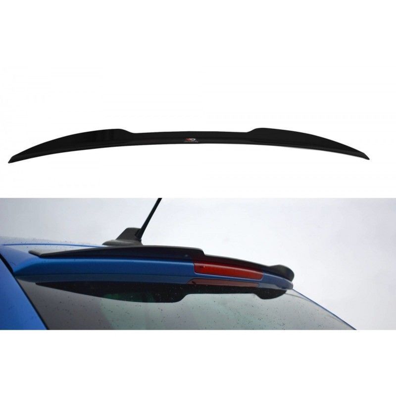 Maxton Spoiler Cap Skoda Octavia RS Mk2 / Mk2 FL Combi Gloss Black, Octavia II