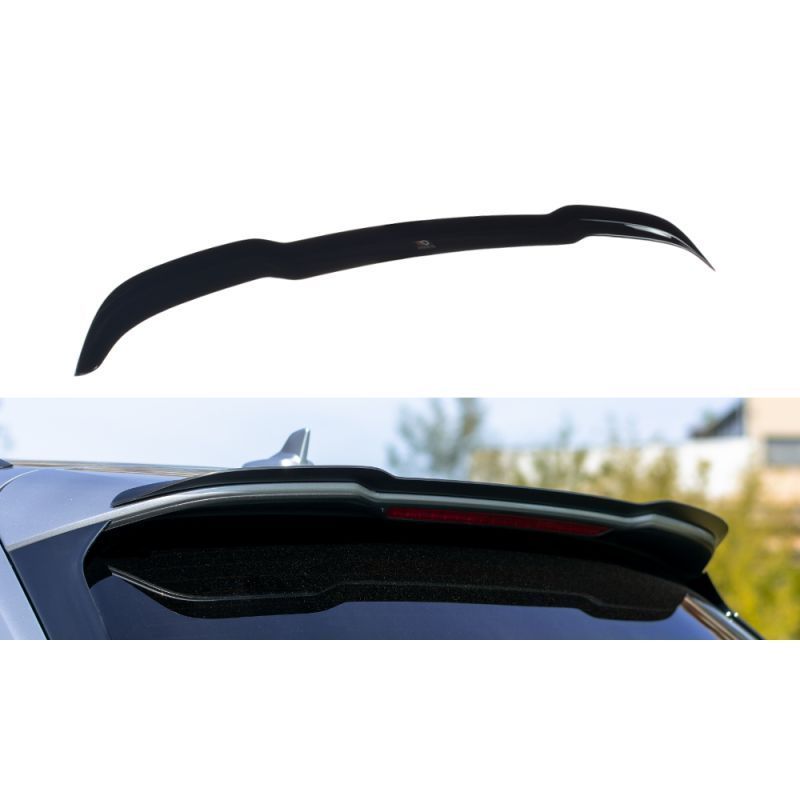 Maxton SPOILER EXTENSION Audi SQ5/Q5 S-line MkII Gloss Black, Q5 / SQ5