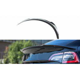 Maxton Spoiler Extension Tesla Model 3 Gloss Black, TE-MODEL3-1-CAP1G, MAXTON DESIGN Neotuning.com