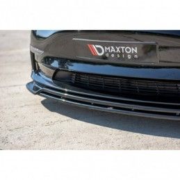 Maxton Front Splitter V.2 Tesla Model 3 Gloss Black, Tesla