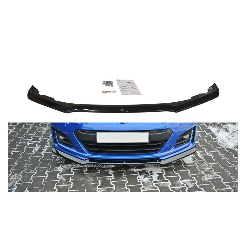 Maxton FRONT SPLITTER V.2 SUBARU BRZ FACELIFT Gloss Black, MAXTON DESIGN