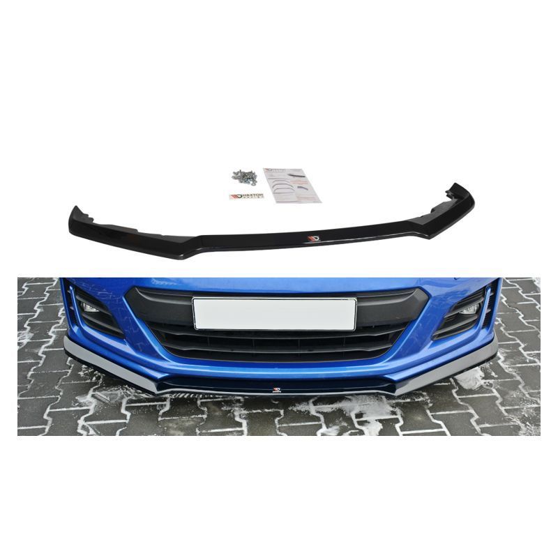 Maxton FRONT SPLITTER V.3 SUBARU BRZ FACELIFT Gloss Black, MAXTON DESIGN