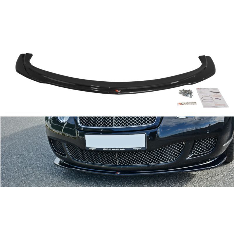 Maxton FRONT SPLITTER V.1 BENTLEY CONTINENTAL GT Gloss Black, Bentley