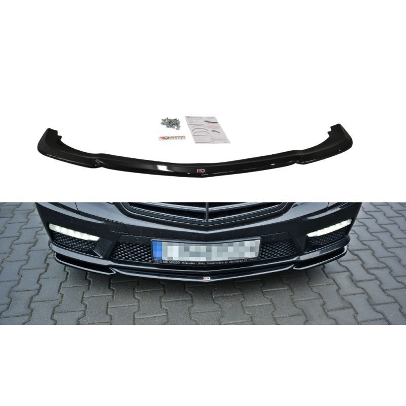 Maxton FRONT SPLITTER V.1 MERCEDES-BENZ E63 AMG W212 Gloss, W212