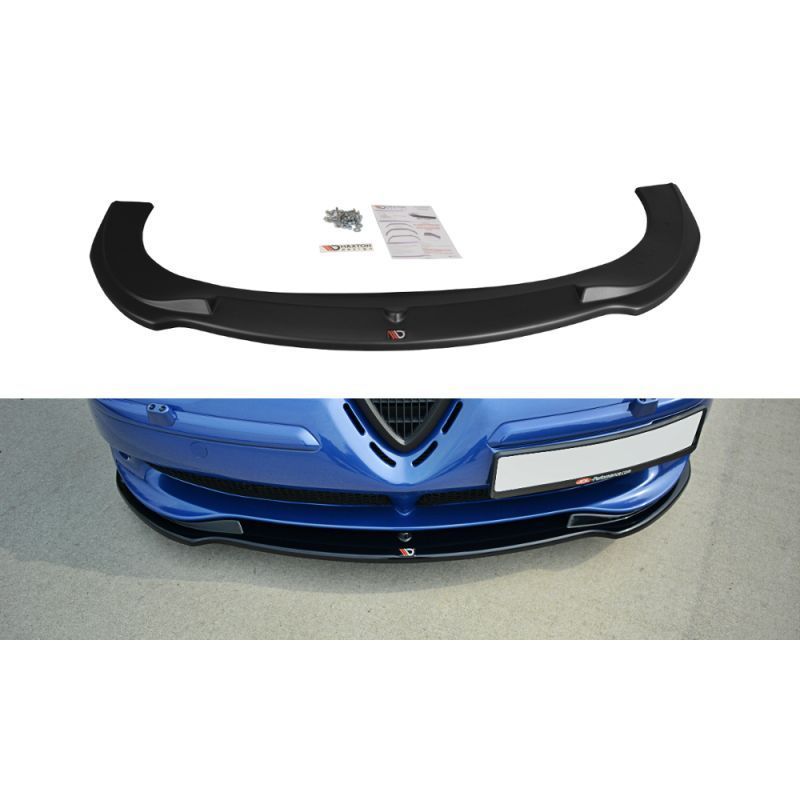 Maxton FRONT SPLITTER V.1 ALFA ROMEO 156 GTA Gloss Black, 156