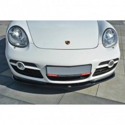 Maxton FRONT SPLITTER V.2 PORSCHE CAYMAN S 987C Gloss Black, Cayman