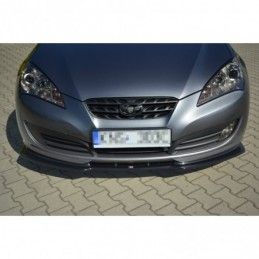 Maxton FRONT SPLITTER HYUNDAI GENESIS COUPÉ MK.1 Gloss Black, Hyundai