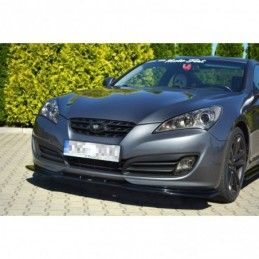 Maxton FRONT SPLITTER HYUNDAI GENESIS COUPÉ MK.1 Gloss Black, Hyundai