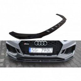 Maxton Front Splitter V.1 Audi RS5 F5 Coupe / Sportback Gloss Black, A5 F5