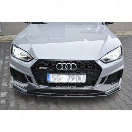 Maxton Front Splitter V.1 Audi RS5 F5 Coupe / Sportback Gloss Black, A5 F5