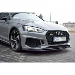 Maxton Front Splitter V.1 Audi RS5 F5 Coupe / Sportback Gloss Black, A5 F5