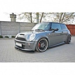 Maxton FRONT SPLITTER MINI R53 COOPER S JCW Gloss Black, Mini