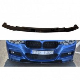 Maxton FRONT SPLITTER BMW 3-SERIES F30 FL SEDAN M-SPORT Gloss Black, Serie 3 F30/ F31